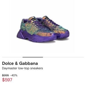 Dolce & Gabbana Daymasters- Great condition, purple multi colored